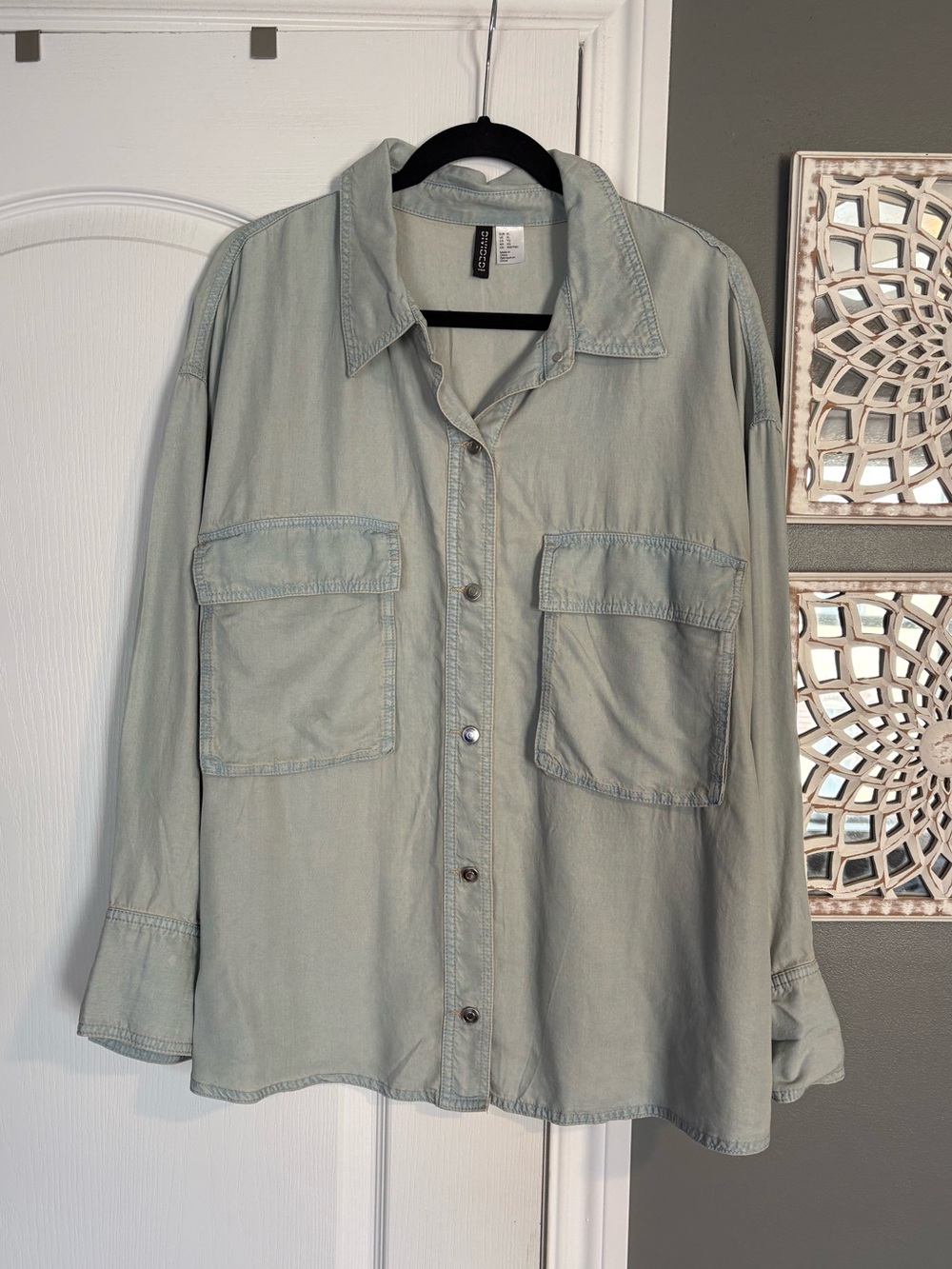 H&M Chambray Button Down Shirt